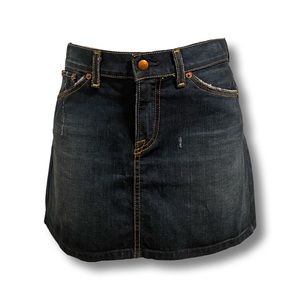 authentic VINTAGE lucky brand a line denim mini skirt
